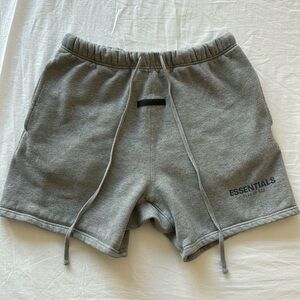 Fear of God Essentials Heather Grey Shorts Size S Men